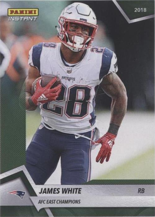 2018 Panini Instant NFL James White #201