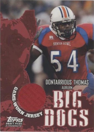 2004 Topps Draft Picks & Prospects Dontarrious Thomas #BD-DT