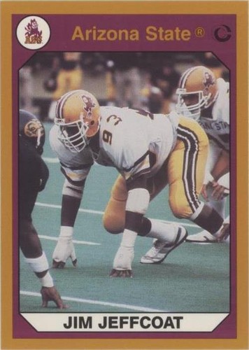 1990 Collegiate Collection Arizona State Sun Devils Jim Jeffcoat #48