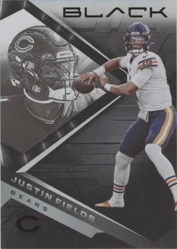 2022 Panini Black Justin Fields #24