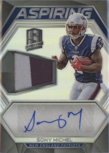 2018 Panini Spectra Sony Michel #APA-SM