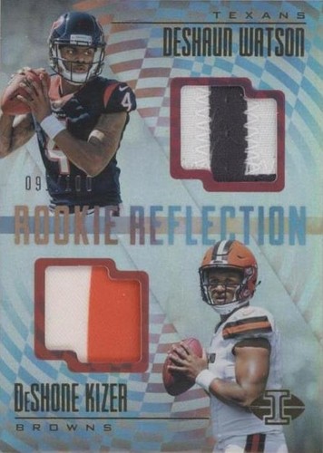 2017 Panini Illusions Deshaun Watson Deshone Kizer #RR-WZ