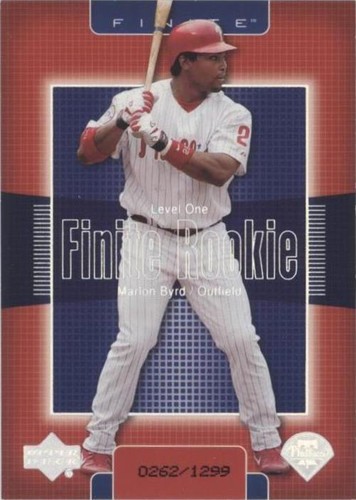 2003 Upper Deck Finite - Marlon Byrd #297