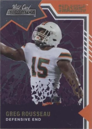 2021 Wild Card Alumination Greg Rousseau #SM-25