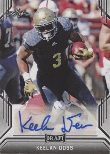 2019 Leaf Draft Keelan Doss #BA-KD1