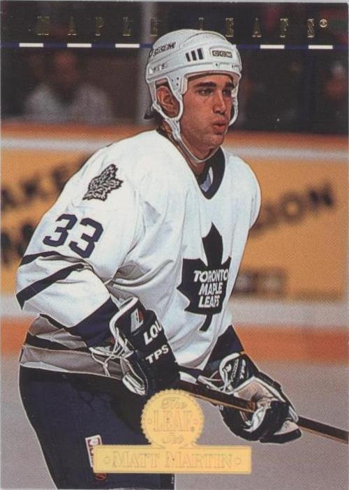 1994-95 Leaf - Matt Martin #159