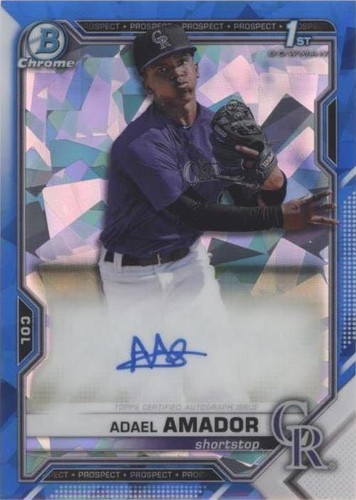 2021 Bowman Sapphire Edition - Adael Amador #BSPA-AA
