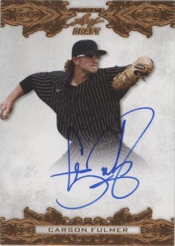 2015 Leaf Ultimate Draft - Carson Fulmer #BA-CF1