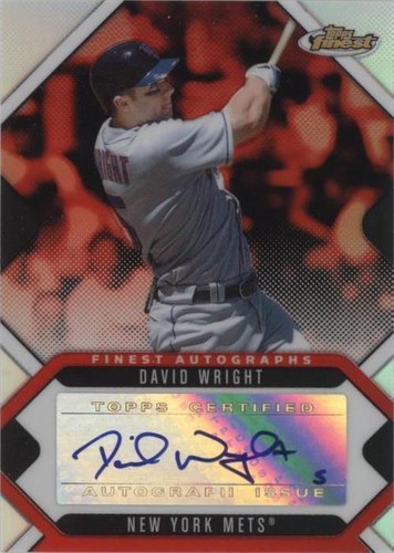 2006 Topps Finest - David Wright #FA-DW