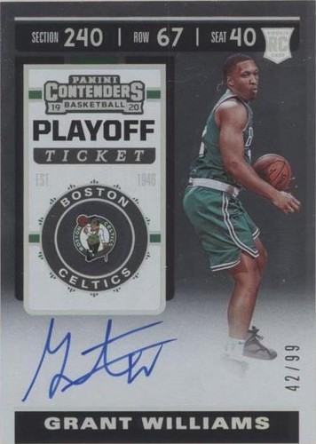 2019-20 Panini Contenders - Grant Williams #109