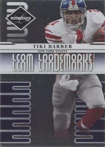 2008 Leaf Limited Tiki Barber #T-37