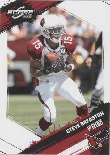 2009 Score Steve Breaston #8