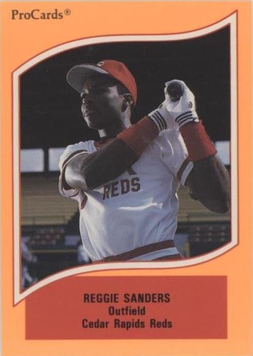 1990 ProCards A & AA Minor League Stars - Reggie Sanders #128