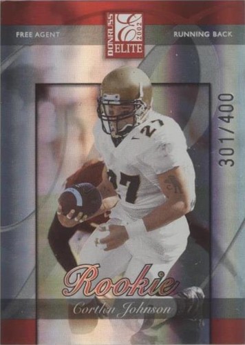 2002 Donruss Elite Cortlen Johnson #134