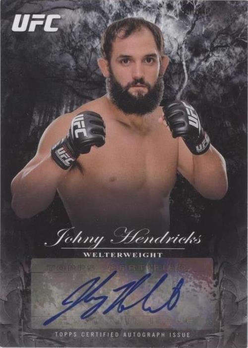 2014 Topps UFC Bloodlines - Johny Hendricks #FA-JH