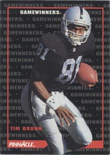 1992 Pinnacle Tim Brown #342