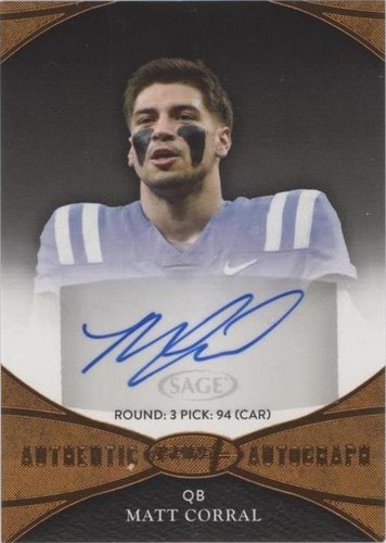2022 Sage Aspire Matt Corral #ASP-MC