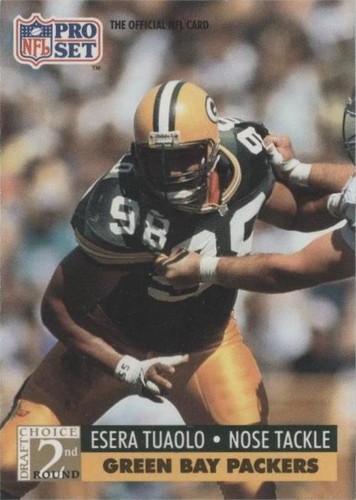 1991 Pro Set Esera Tuaolo #764