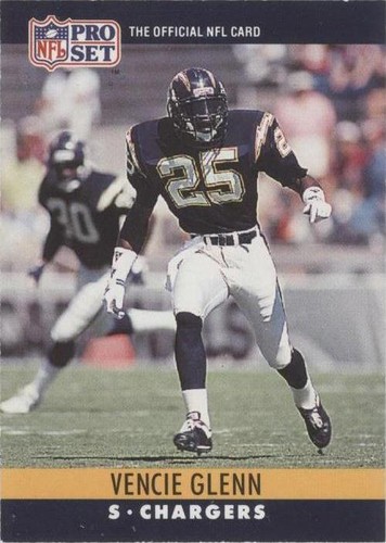 1990 Pro Set Vencie Glenn #278