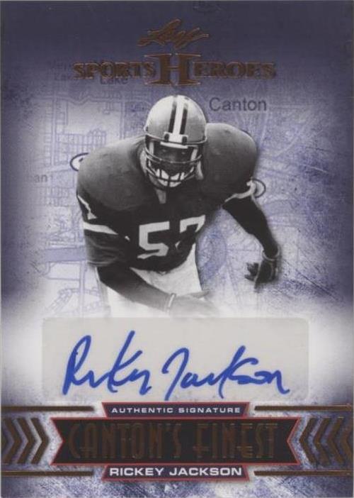 2013 Leaf Sports Heroes Rickey Jackson #CF-RJ3