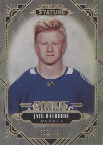 2020-21 Upper Deck Stature - Jack Rathbone #117