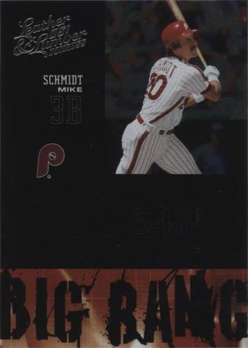 2005 Donruss Leather & Lumber - Mike Schmidt #BB-22
