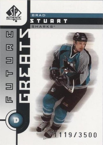 2001-02 SP Authentic - Brad Stuart #125