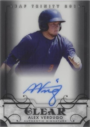 2016 Leaf Trinity - Alex Verdugo #CA-AV1