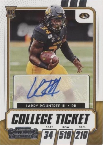 2021 Panini Contenders Draft Picks Larry Rountree III #174