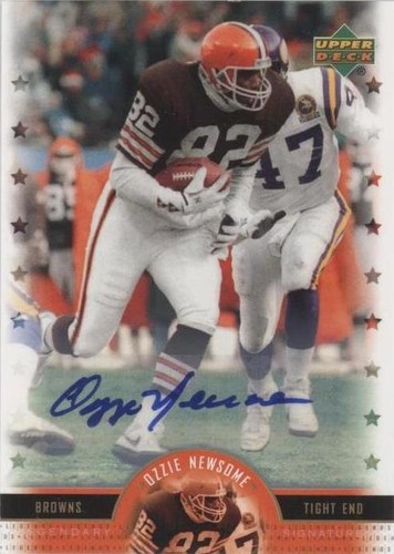 2005 Upper Deck NFL Legends Ozzie Newsome #LS-ON