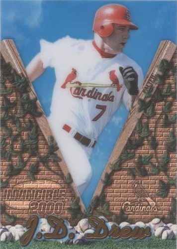 2000 Pacific Invincible - J.D. Drew #118
