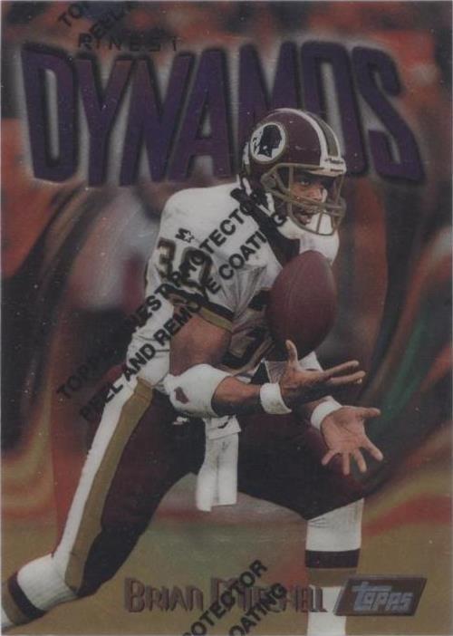 1997 Topps Finest Brian Mitchell #56