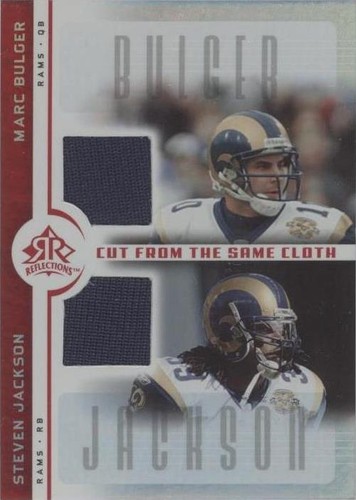 2005 Upper Deck Reflections Marc Bulger Steven Jackson #CC-BJ