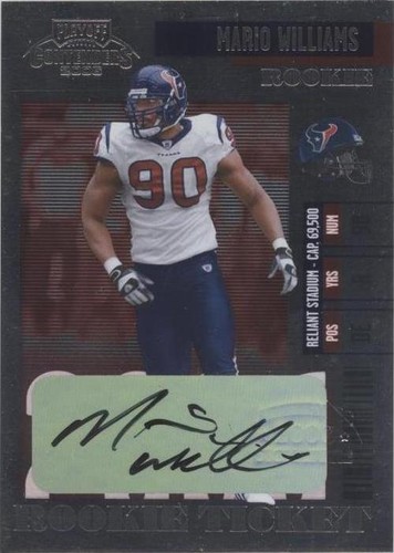 2006 Playoff Contenders Mario Williams #196