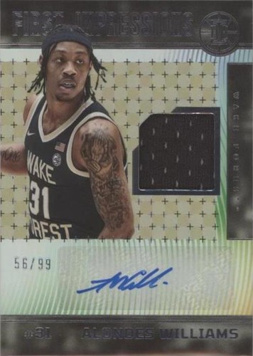 2022-23 Panini Chronicles Draft Picks - Alondes Williams #IL-AWI