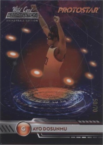 2021-22 Wild Card AYO DOSUNMU Splintered BLUE Parallel RC