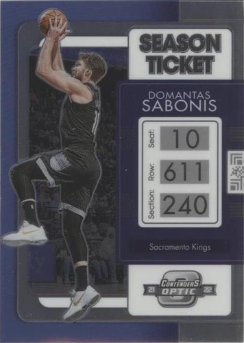2021-22 Panini Contenders Optic - Domantas Sabonis #36