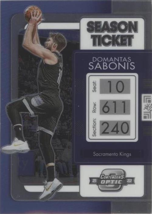 2021-22 Panini Contenders Optic - Domantas Sabonis #36