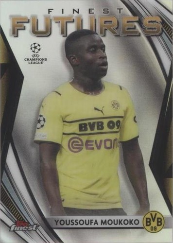 2021-22 Topps Finest UCL Youssoufa Moukoko #FF-1