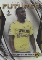 2021-22 Topps Finest UCL Youssoufa Moukoko #FF-1