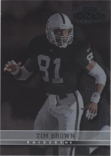 2001 Playoff Honors Tim Brown #43