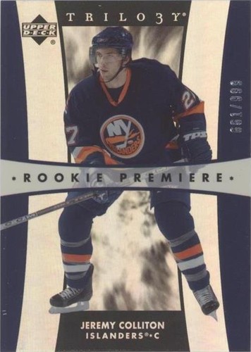2005-06 Upper Deck Trilogy - Jeremy Colliton #280