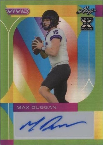 2023 Leaf Vivid Max Duggan #BA-MD1