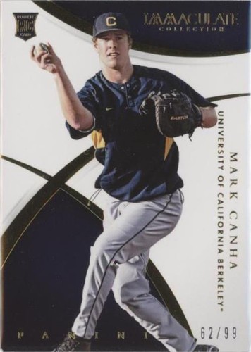 2015 Panini Immaculate Collection Collegiate - Mark Canha #172