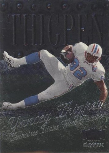 1999 Skybox Metal Universe Yancey Thigpen #73