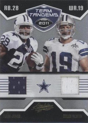 2011 Panini Absolute Memorabilia Felix Jones Miles Austin #3