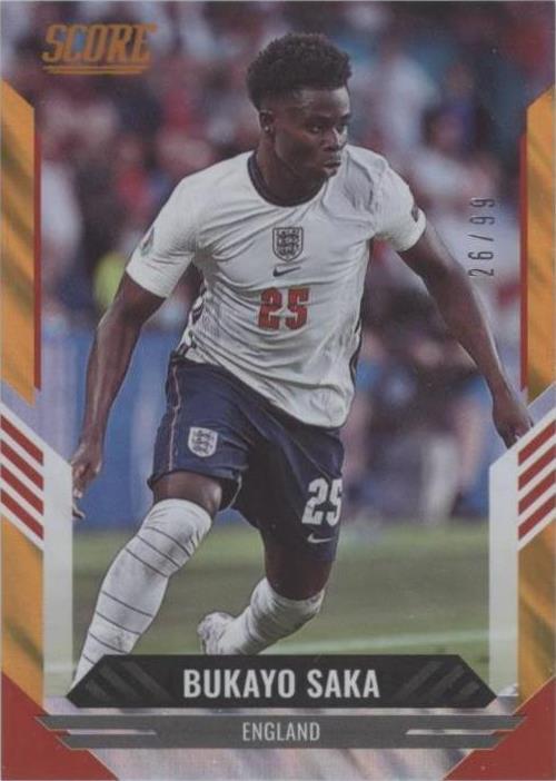 2021-22 Panini Score FIFA Bukayo Saka #76 | eBay