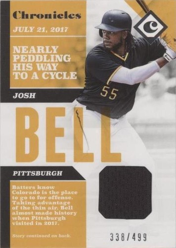 2017 Panini Chronicles - Josh Bell #CS-JB