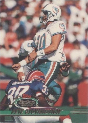 1993 Topps Stadium Club Pete Stoyanovich #387