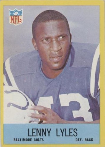 1967 Philadelphia Lenny Lyles #19